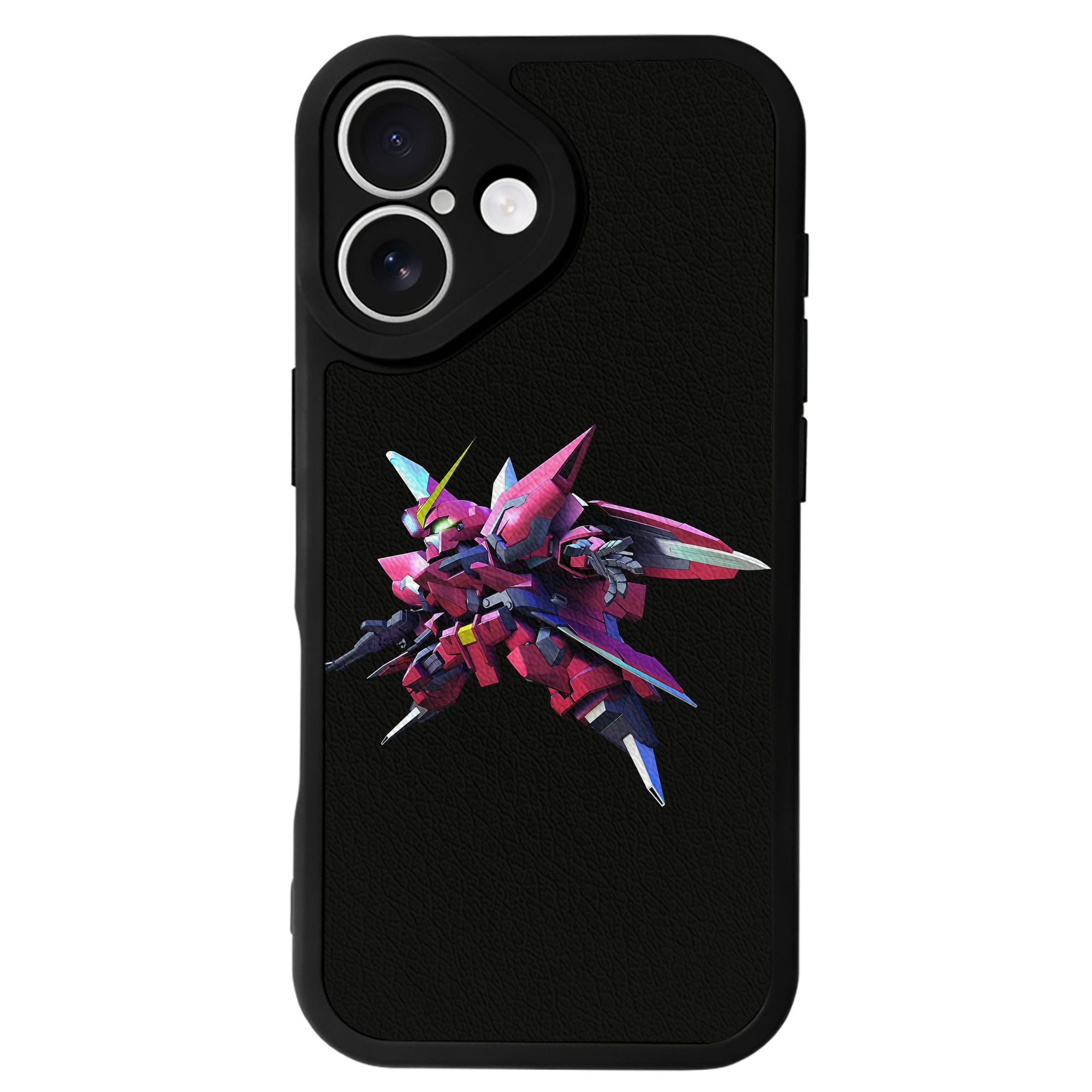 （画像用） 機動戦士ガンダム Mobile Suit Gundam 【iPhone 16シリーズ対応】シリコンスマホケース（レザー調） 材質：シリコン